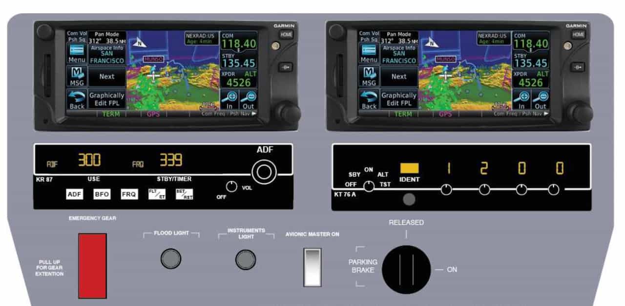 gps integrado en simulador de vuelo alsim alx