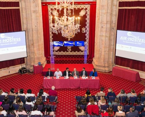 salon de entrega de premios air hostess en hotel la reconquista de oviedo