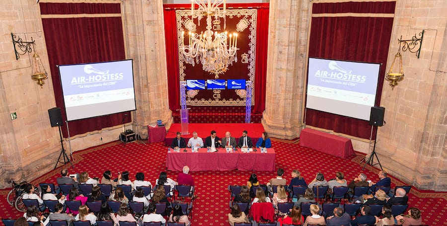 salon de entrega de premios air hostess en hotel la reconquista de oviedo