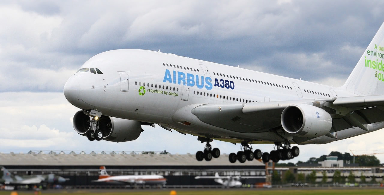 Avión Airbus A380, el avión de pasajeros más grande del mundo