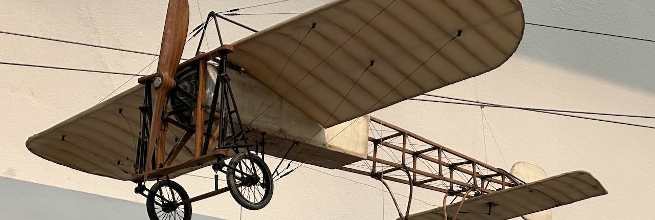 Avión réplica del Bleriot