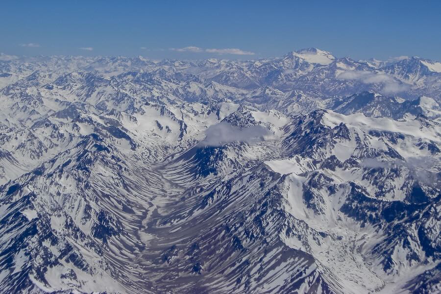 Cordillera de los Andes, donde se vio el espectro de Brocken