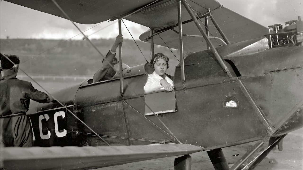 María Bernaldo de Quirós, la primera piloto de España