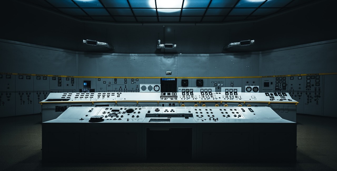 Sala de control en una torre de aeropuerto