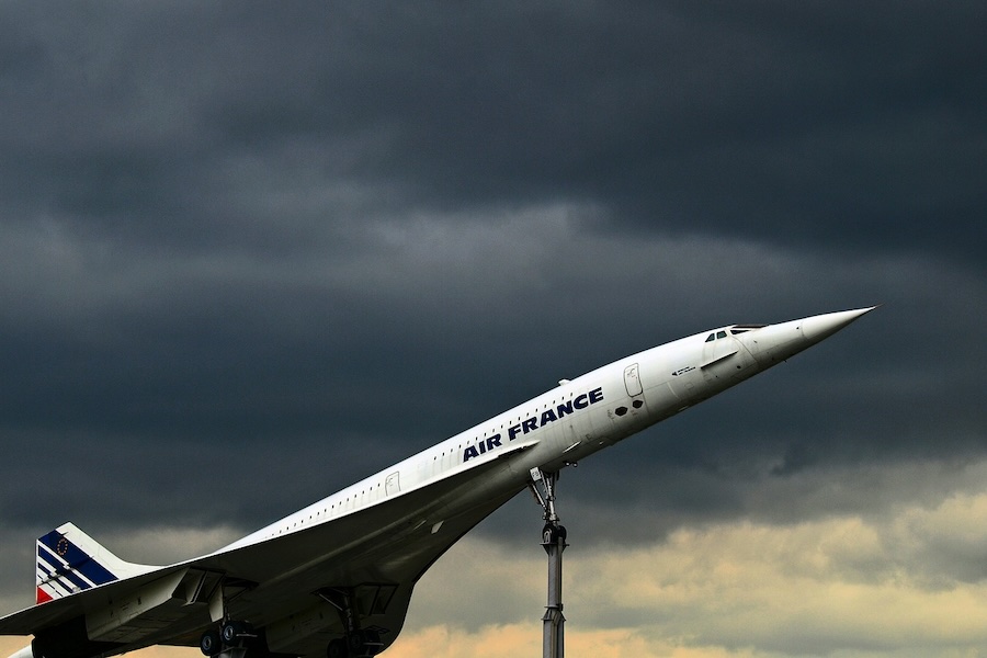 Avión supersónico Concorde, para la aerolínea Air France