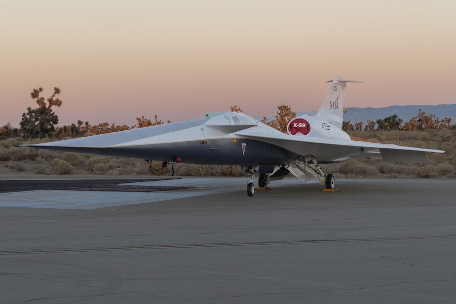 Avión supersónico X-59 de la NASA