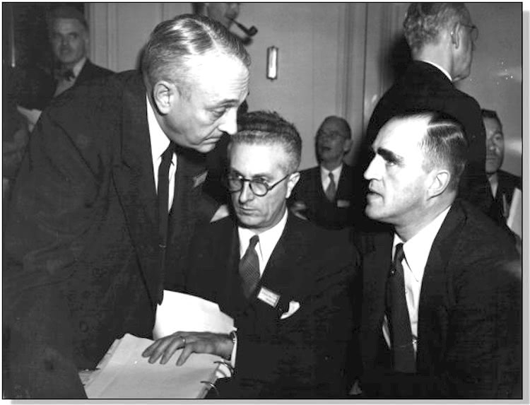 Integrantes de la OACI durante la Convención de Chicago, en 1944.
